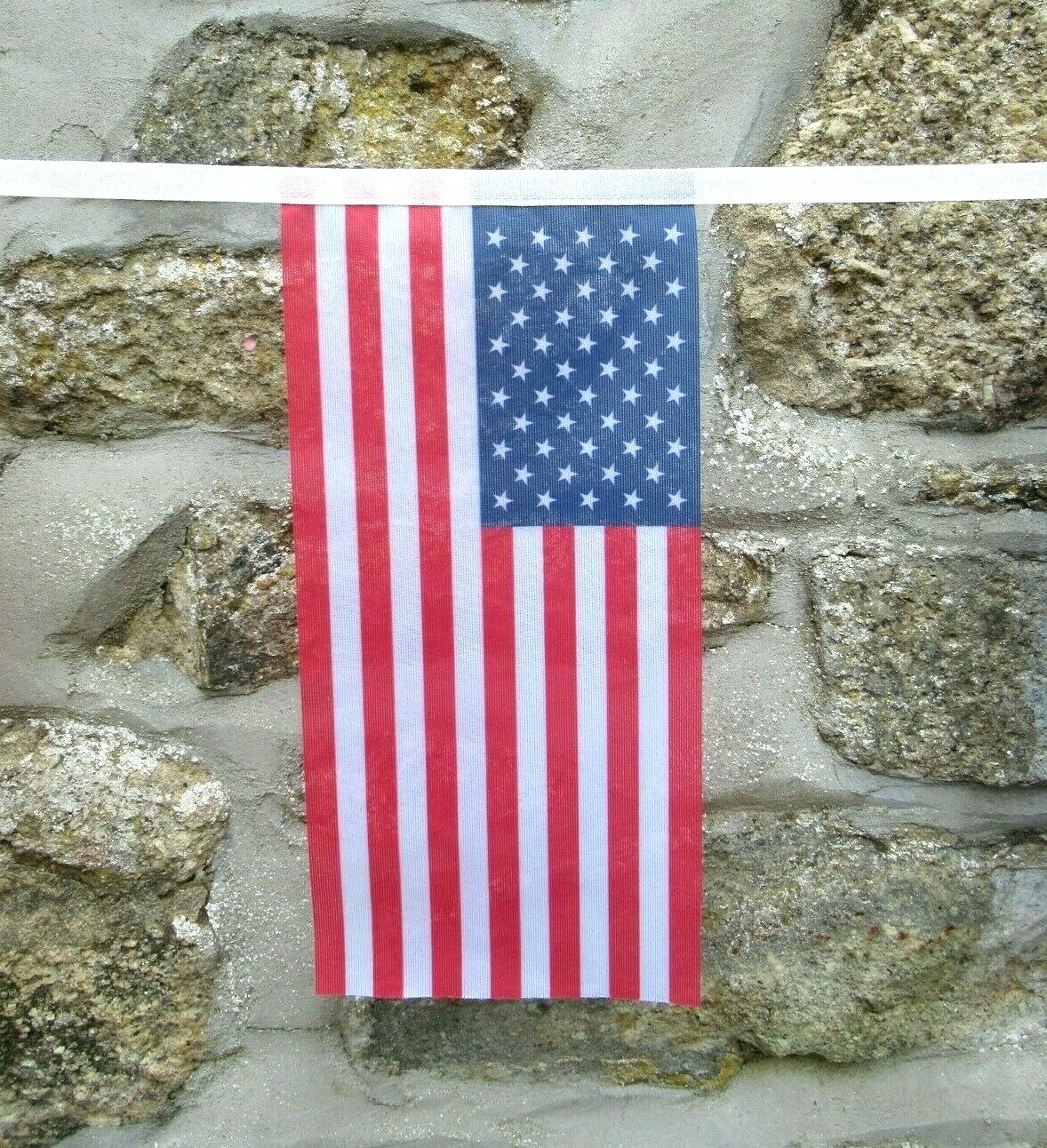 USA & US State Friendship Flag Bunting – 20m With 56 Flags – All 50 States