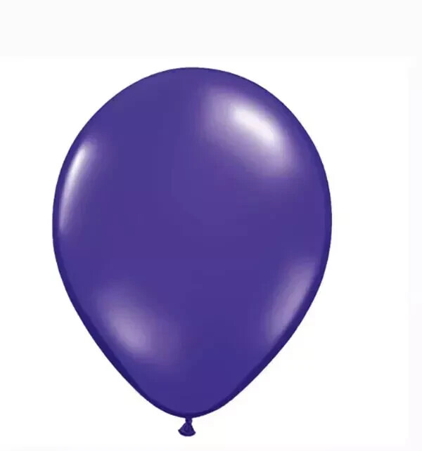 Qualatex Chrome Solid Blue Shine 7” Latex Balloons (100 Pack) – Premium Quality!