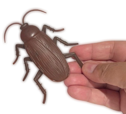 Funny WALKING COCKROACH Jumbo Roach Sticks & Crawls Down Wall Prank Joke Toy Bug