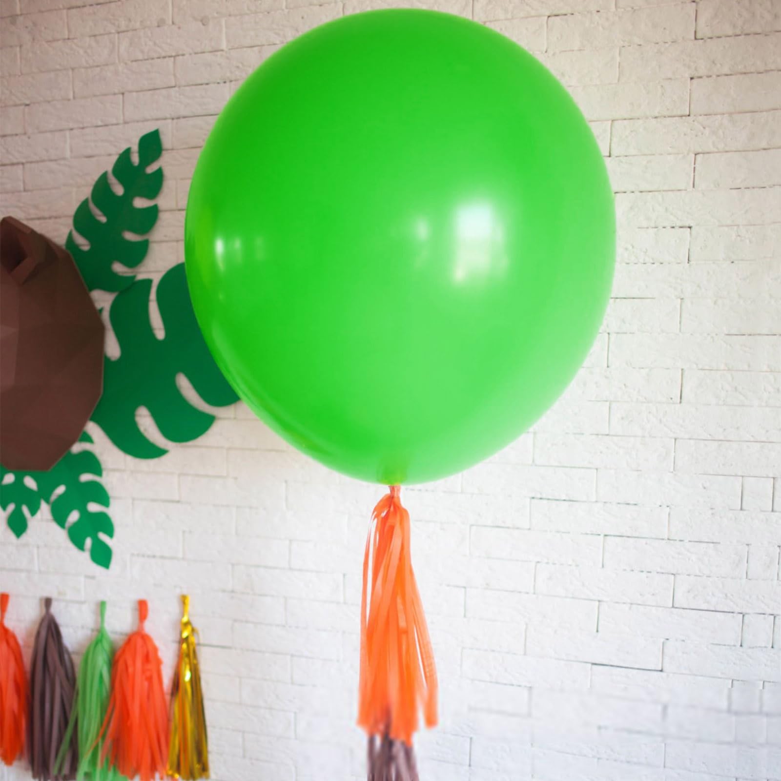 Giant Green Balloons 36 Inch Large Latex 9 Pcs Jumbo Balloons Bulk Party