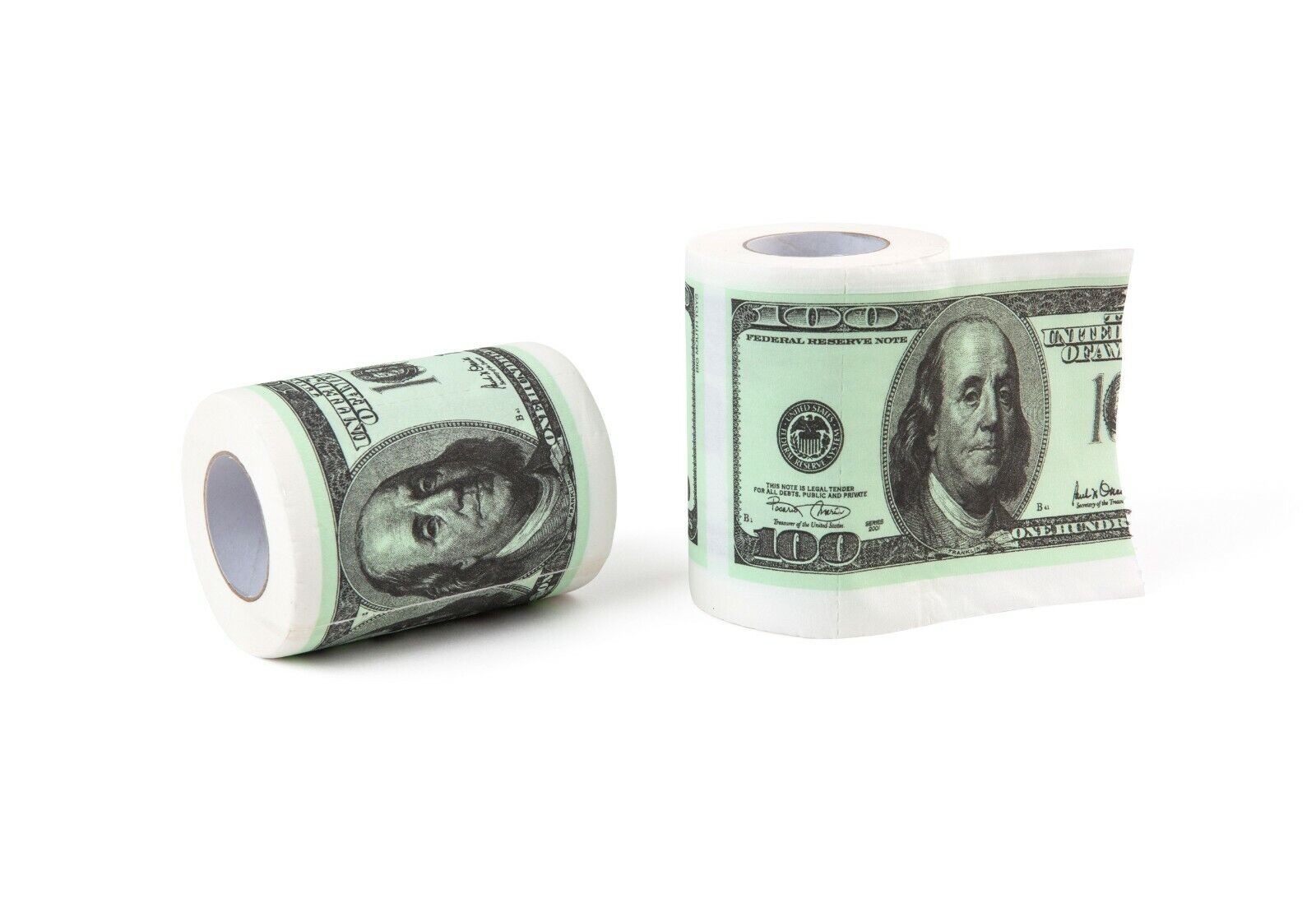 3 Hundred Dollar Bill Toilet Paper Money Rolls $100 – Funny Gift Bathroom Joke