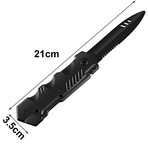 4 Pieces Retractable Knife Prop False Trick Gadget Toy Disappearing Dagger Fak
