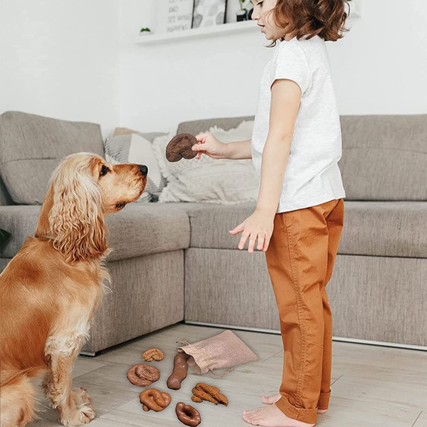 6 Pieces Realistic Fake Poop Fake Poop Novelty Floating Fake for April Fool’s…