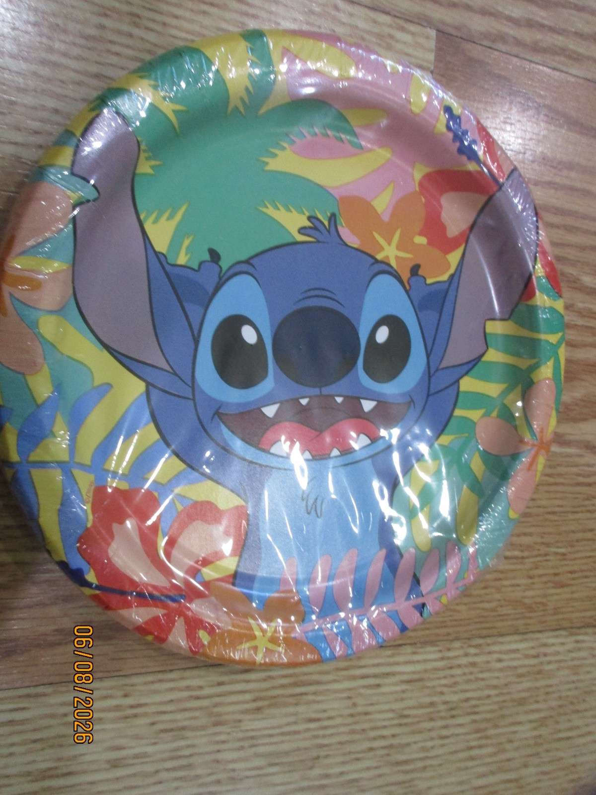 Disney’s Stitch Birthday Party Supplies Multi-color 3pc Lot 2024 NOS