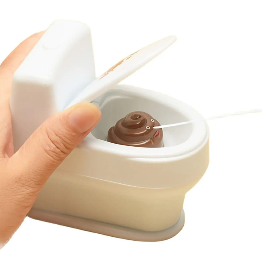 1pc Novelty Poop Spray Prank Toy – Mini Toilet Spray Gun Joke Gag Gift for Kids