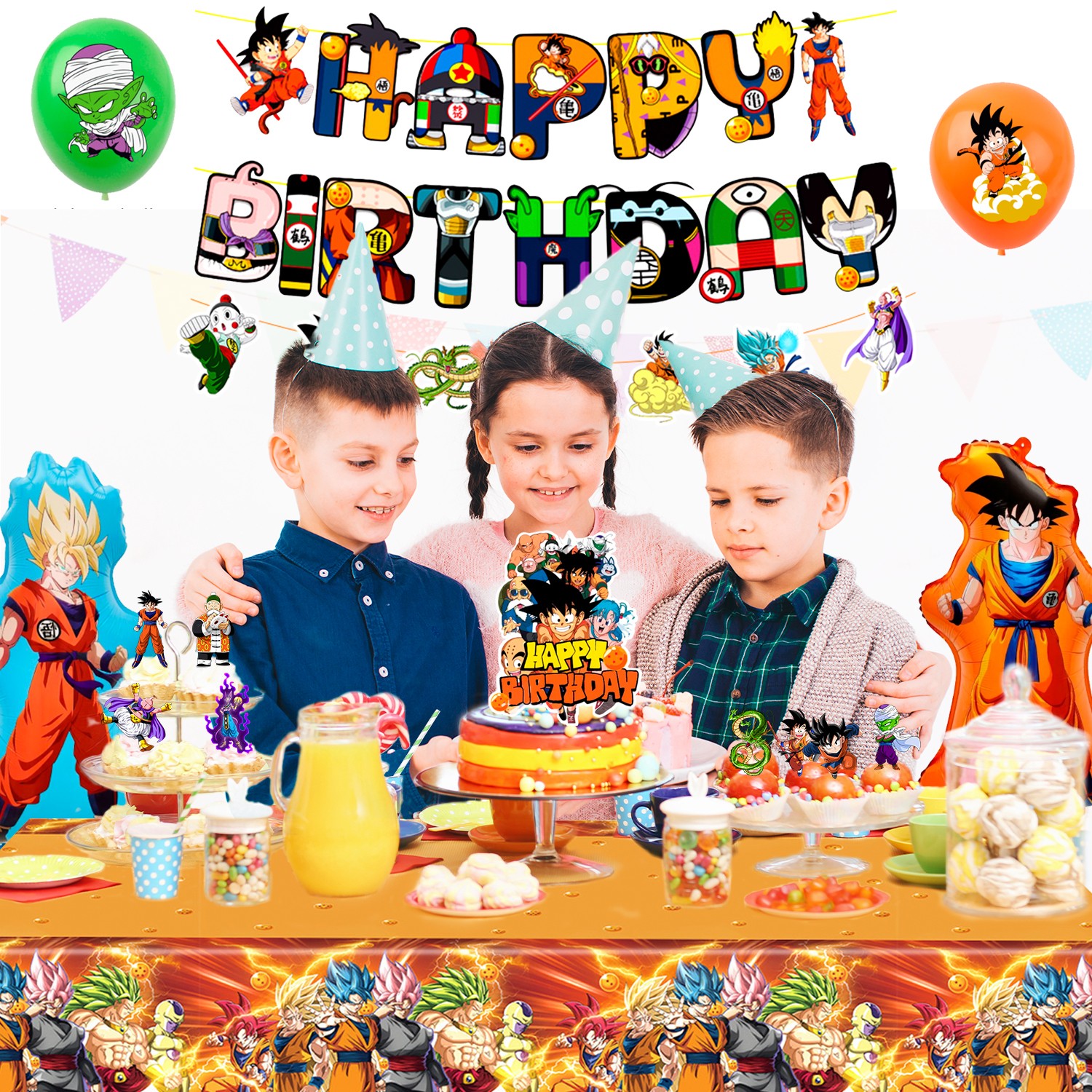 Dragon Ball Birthday Party Decoration Dragon Ball Party Supplies Balloon for Kid