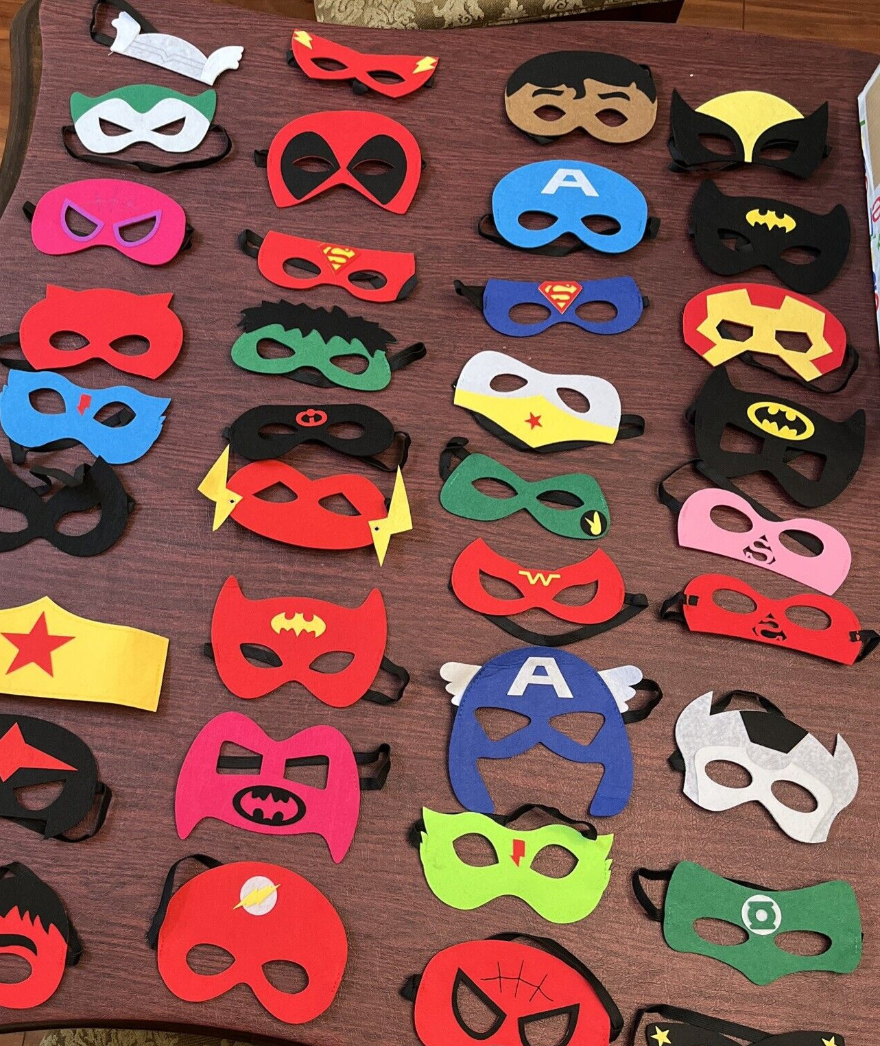 Superhero Masks Party Favors for Kids 36 Pcs Kids Super Hero Cosplay NEW