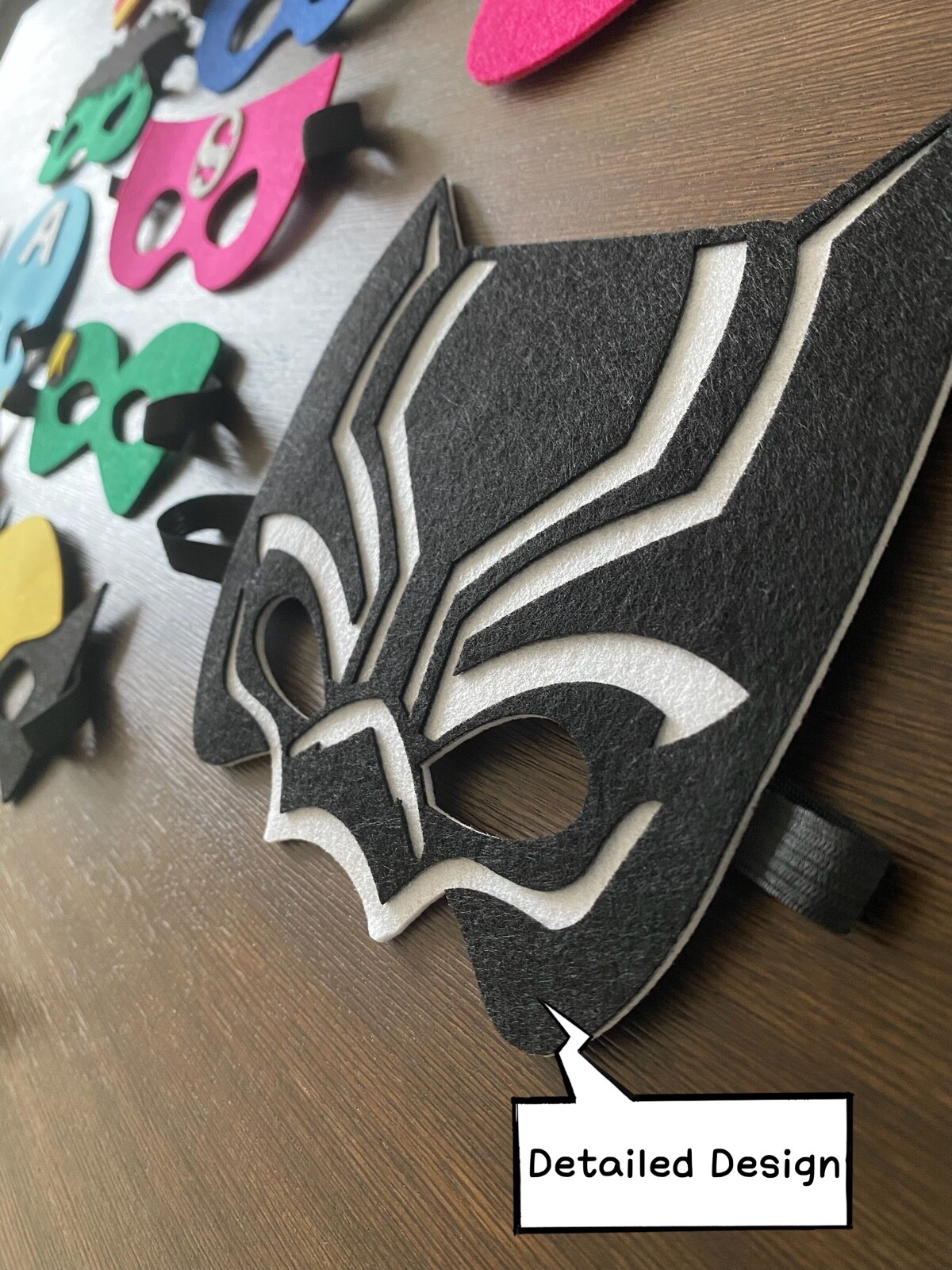 16/18PCS Party Pack Kids Superhero Masks,Superhero Birthday Party Favors,Costume