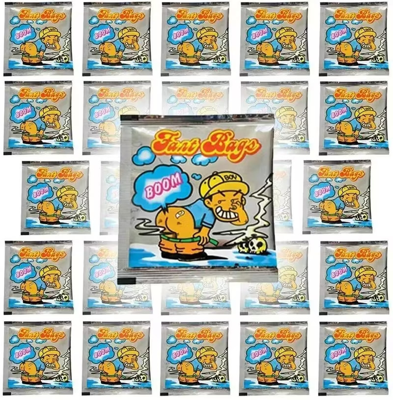 12 bags of Smelly Fart Bomb Bags – Fart Stink Bombs Nasty Smelly Prank Gag Ass