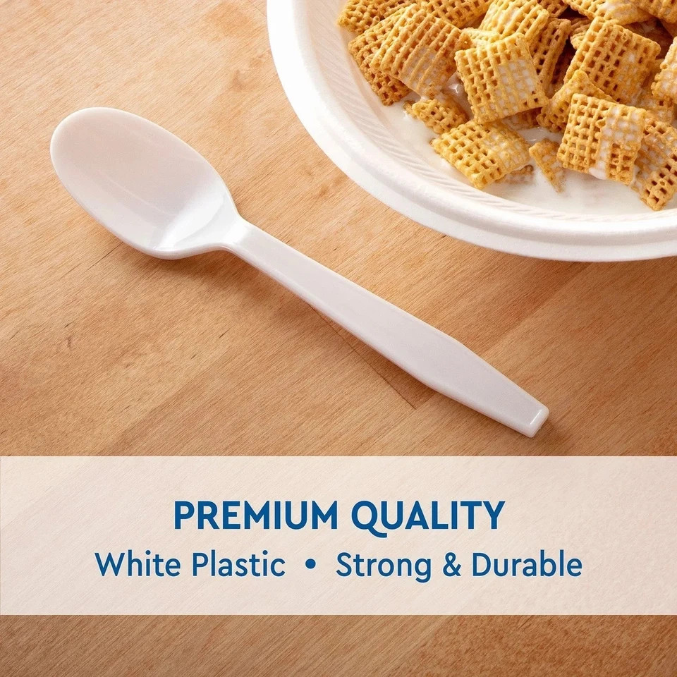 Member’s Mark Heavyweight White Plastic Spoons(600 ct.)
