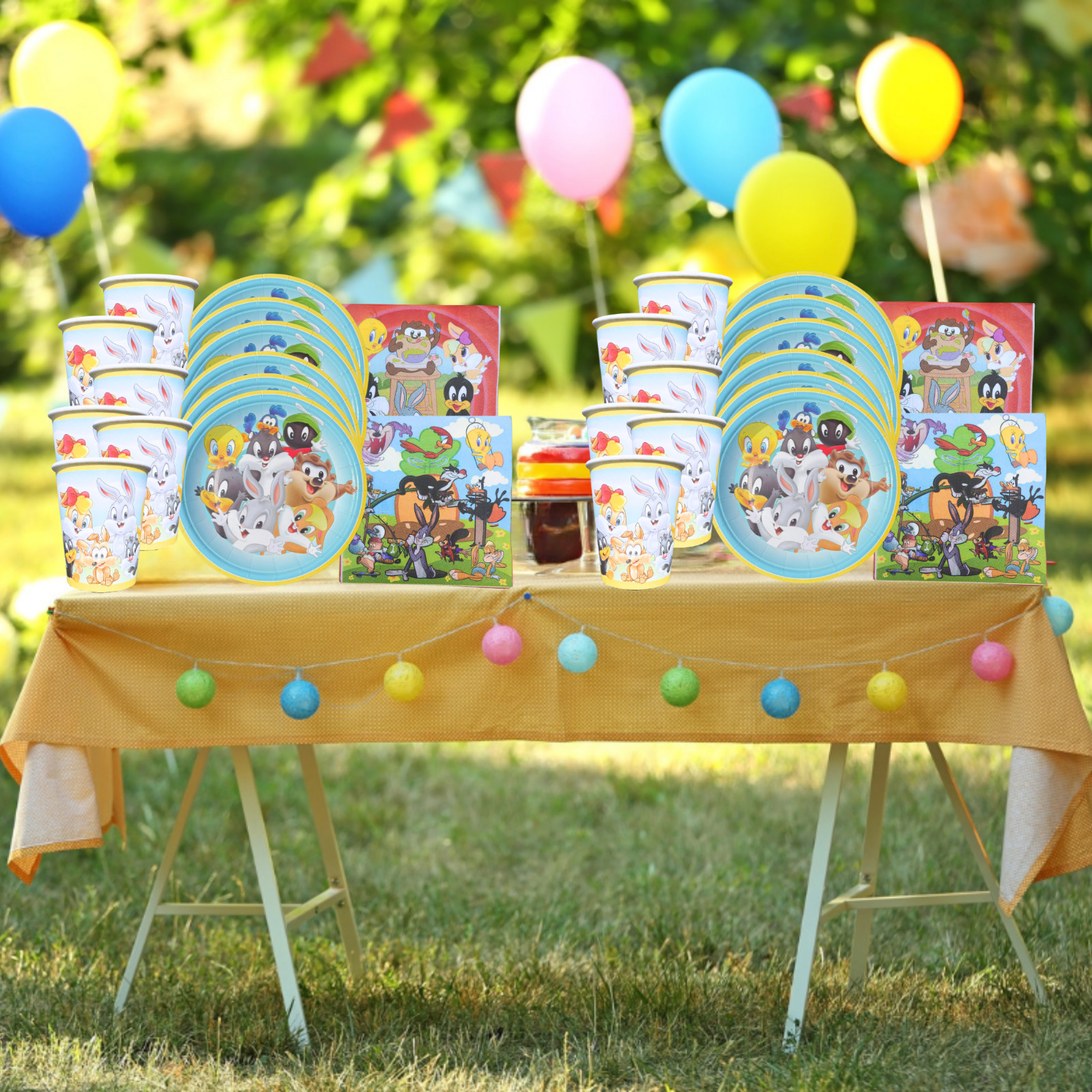 baby Looney tunes toons birthday party supplies favor centerpiece decoration