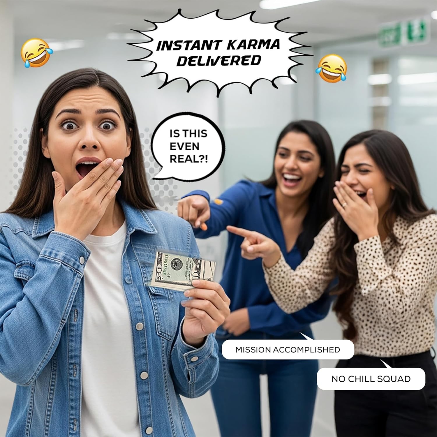 Prank Card for Bad Parking You Park Like an A*shole Realistic $50 Bill Gag Gift