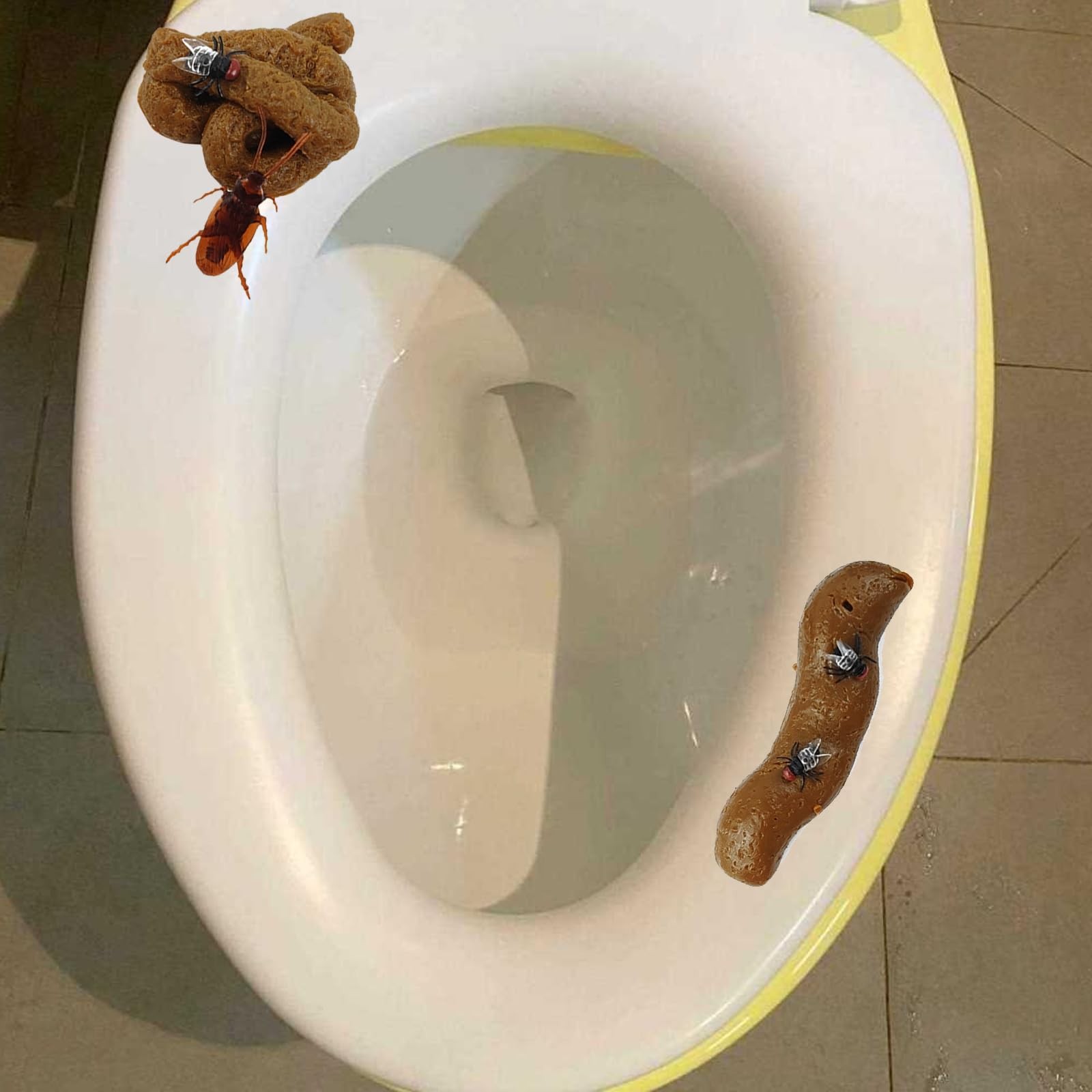47PCS Fake Poo Kit Realistic Fake Turd Prank Floating Poo, Fake Dog Poop Toys…
