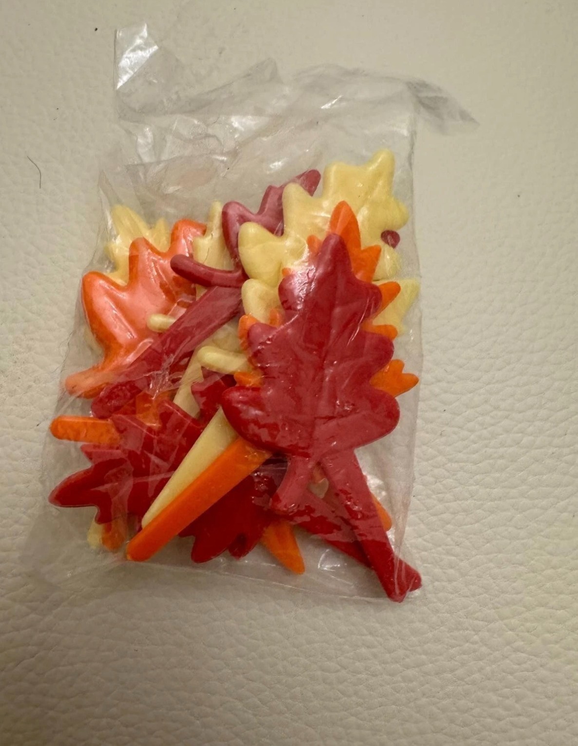 Happy Thanksgiving Fall Leaf Cupcake Toppers/Picks – NEW
