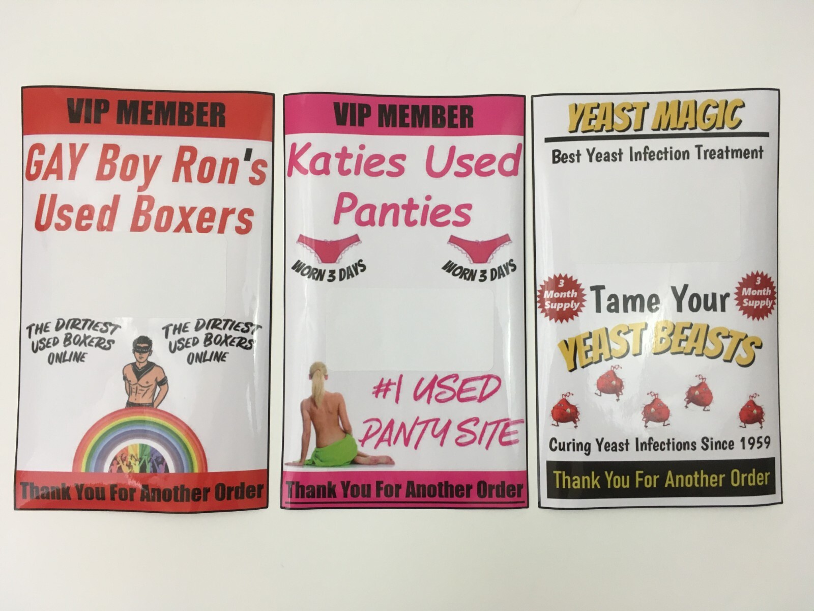 Adult Prank Mail Shipping Labels – FUNNY Pranks Joke Revenge Gag Practical Jokes