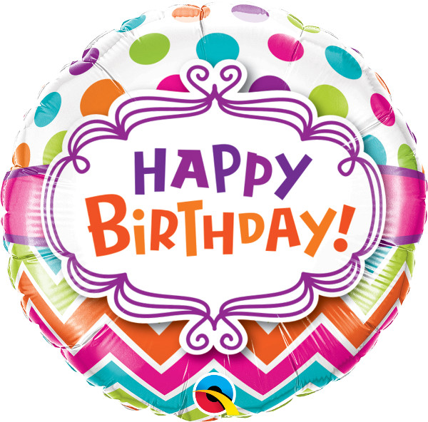 Birthday Balloons 18in/46cm