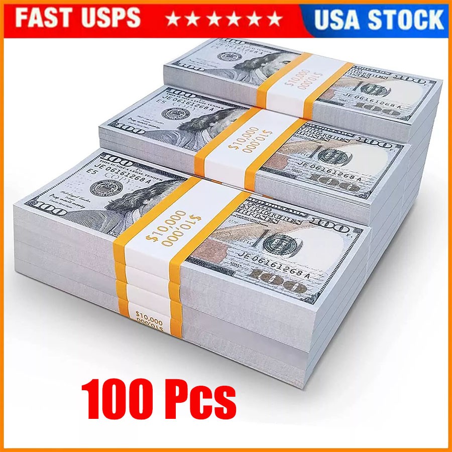 100-400X Prop Fake Looks Best Toys Money For Pretend Play Music Birthday Party