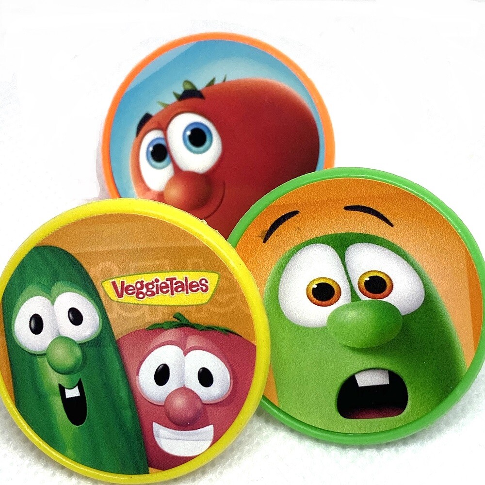 Veggie Tales Cupcake Toppers Cake Decorations Set of 15 Birthday Party Supplies