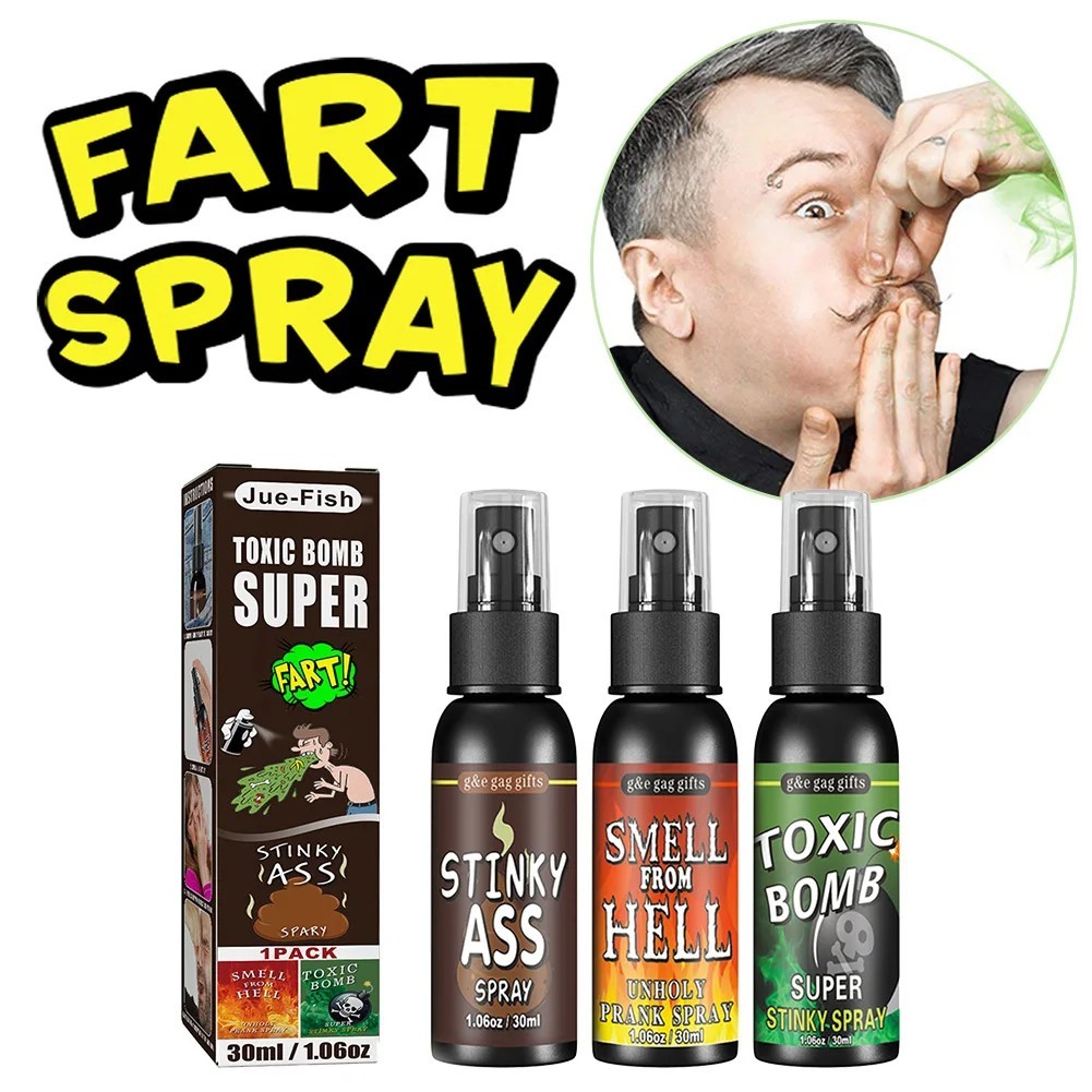 Liquid Fart Spray Stink Bomb Smelly Stinky Ass Toxic Bomb Crap Gag Prank Joke