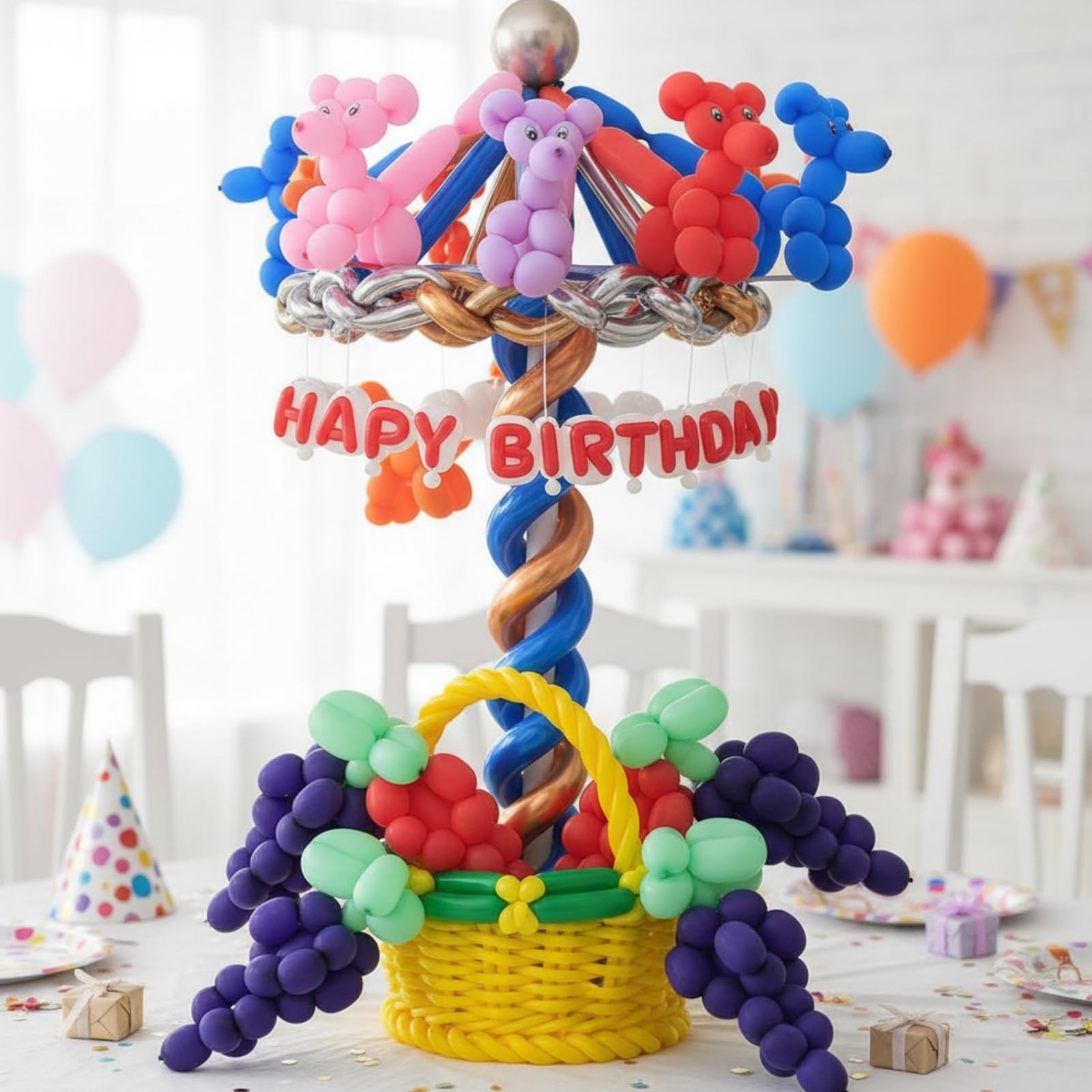 1000 Pcs Long Balloons Bulk 260 Latex Twisting Balloons Decoration for Birthd…
