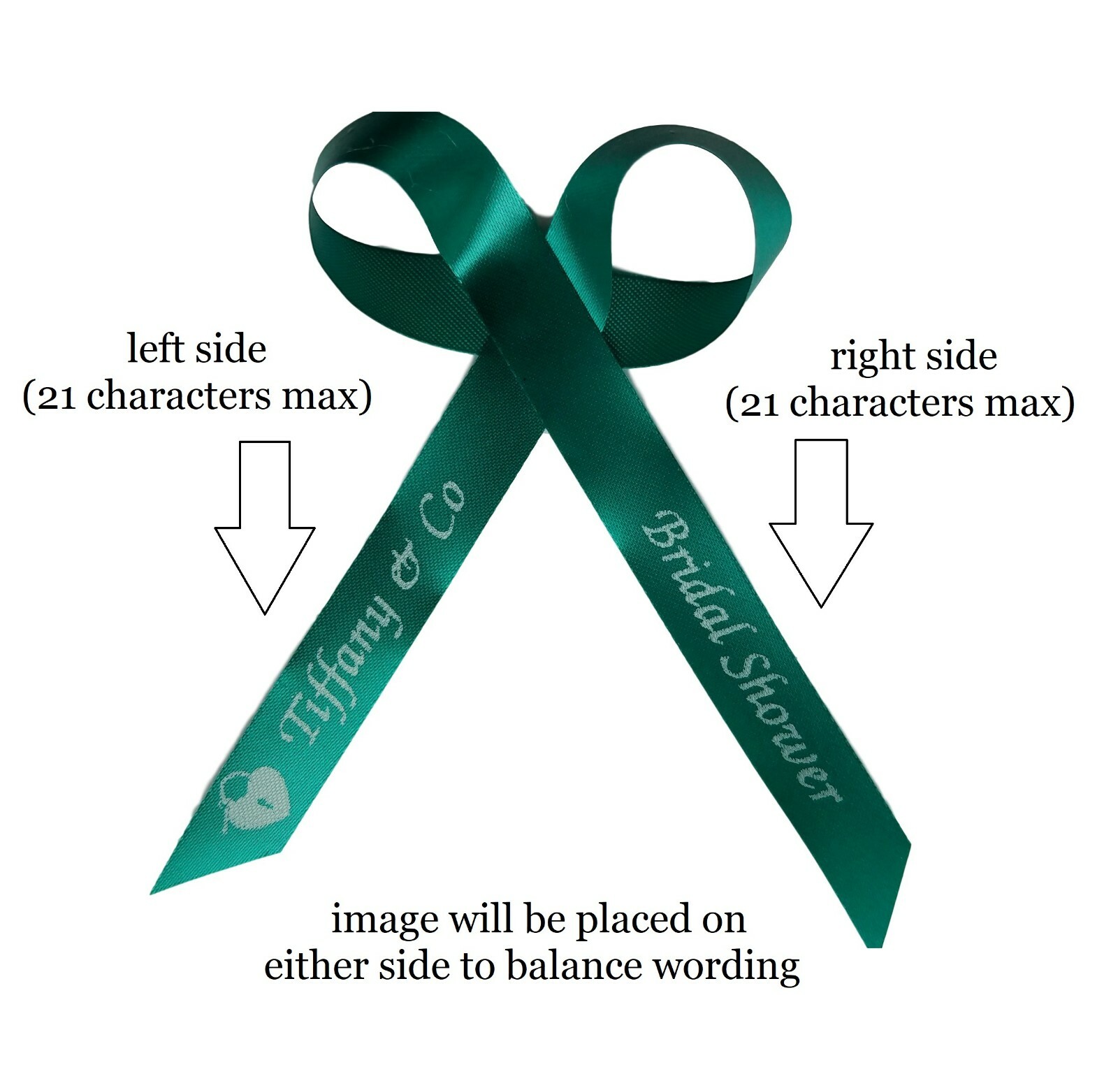 25 Personalized Ribbons Memorial Baby Shower Bridal Wedding Baptism Birthday CUT