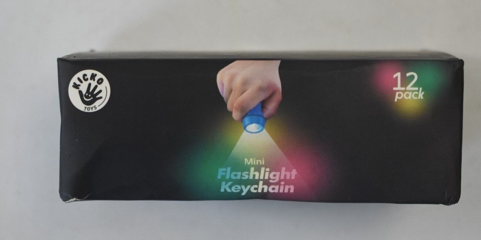 Lot Of 2 Kicko Mini Flashlight Keychain 12PK Assorted Colors Goody Bag Fillers