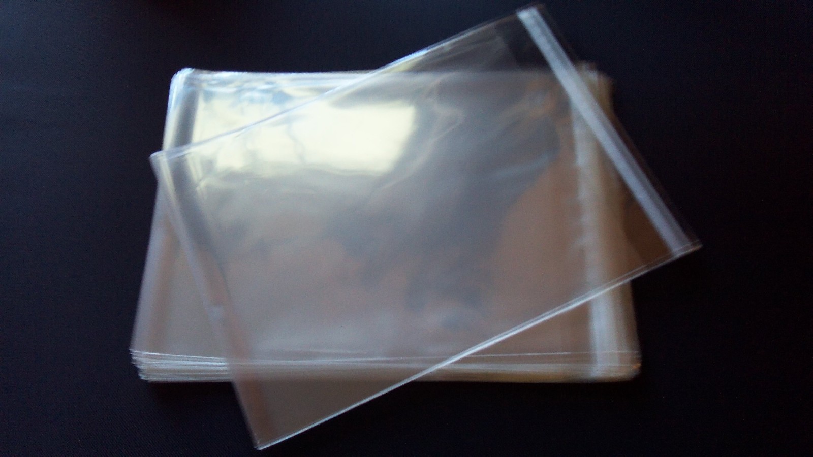 100 CRYSTAL CLEAR CELLO SELF SEAL RESEALABLE BAGS A2 CARD 4-3/8″X5-3/4″