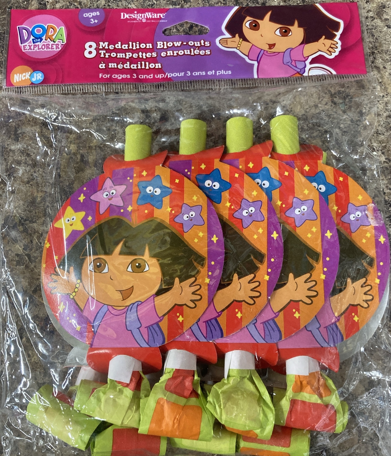 Dora The Explorer Birthday Blowouts 8 Ct.