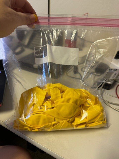 Bulk Lot of Classic Yellow Latex Balloons 50+ Party Decoration New!!!