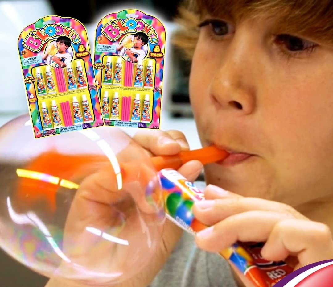 Bloonies Magic Plastic Bubbles Balloons Variety Pack 8 Tubes per Pack| Kids S…