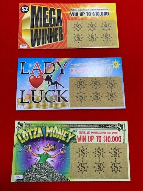 Fake Lottery Tickets 3 Pack – Jokes, Gags – Lotto Tickets – Fool Them All!