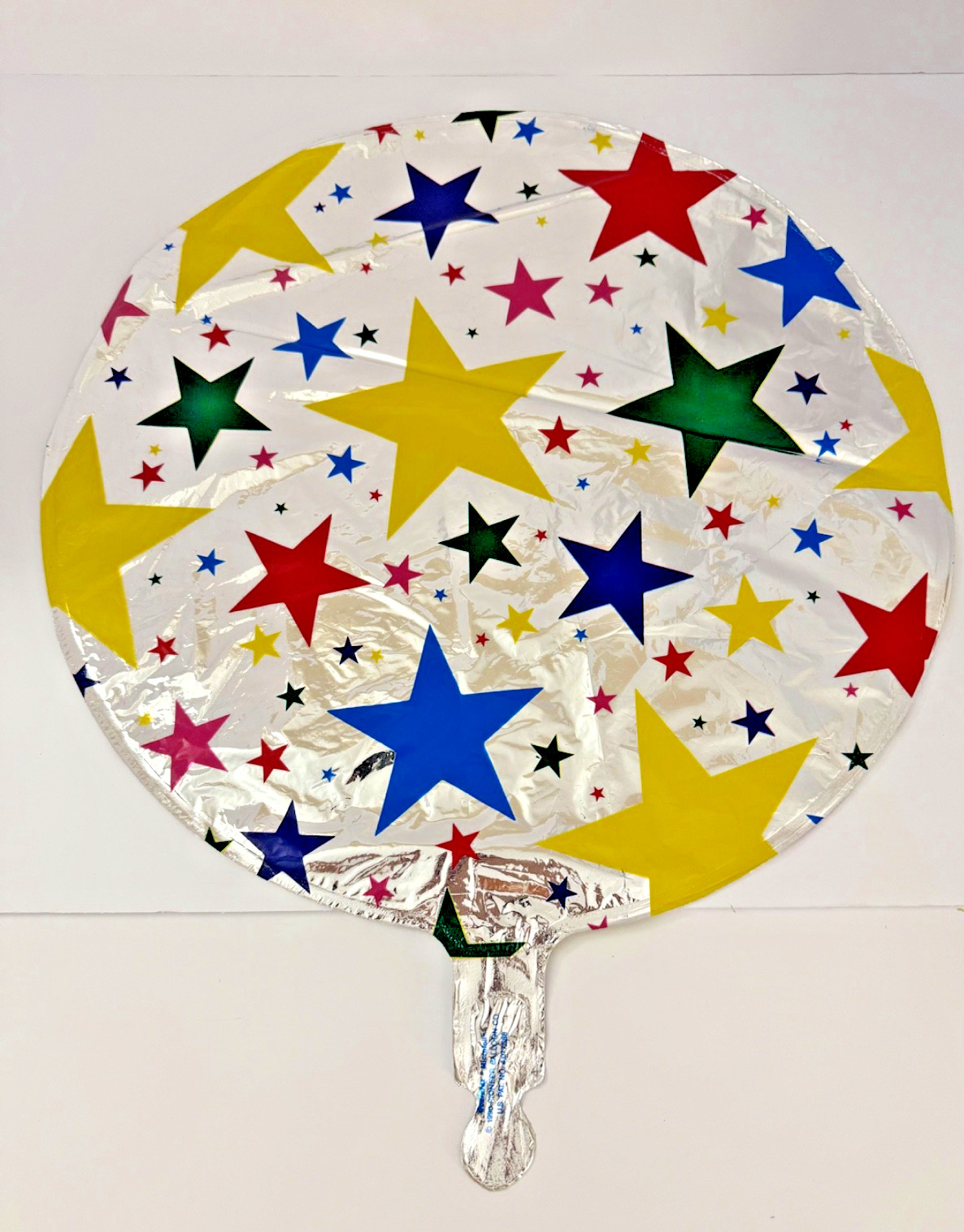 Silver Balloon with Stars – 18″ – Qualatex