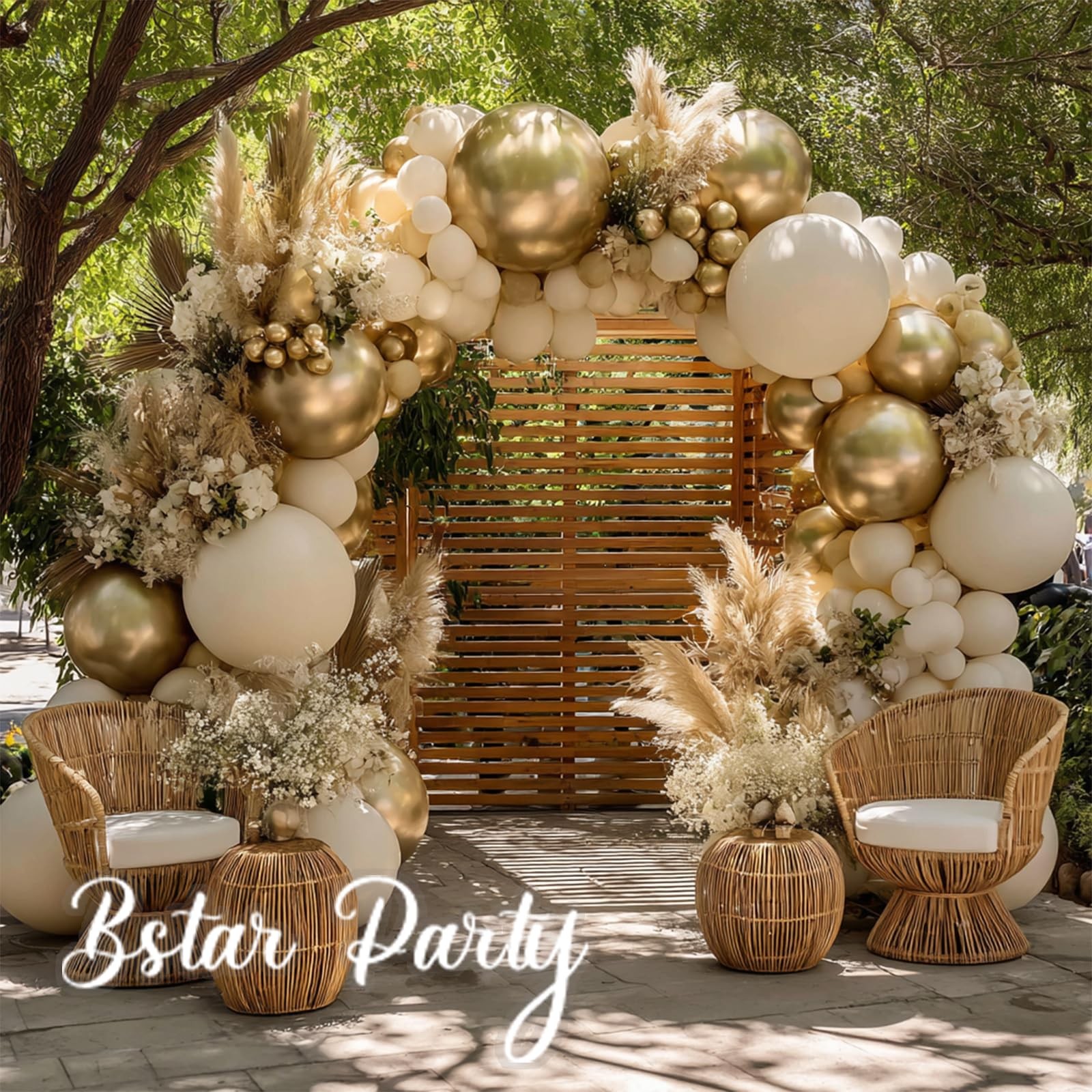 Gold Balloon Arch Kit Different Sizes Chrome Metallic Gold Balloons for Baby …