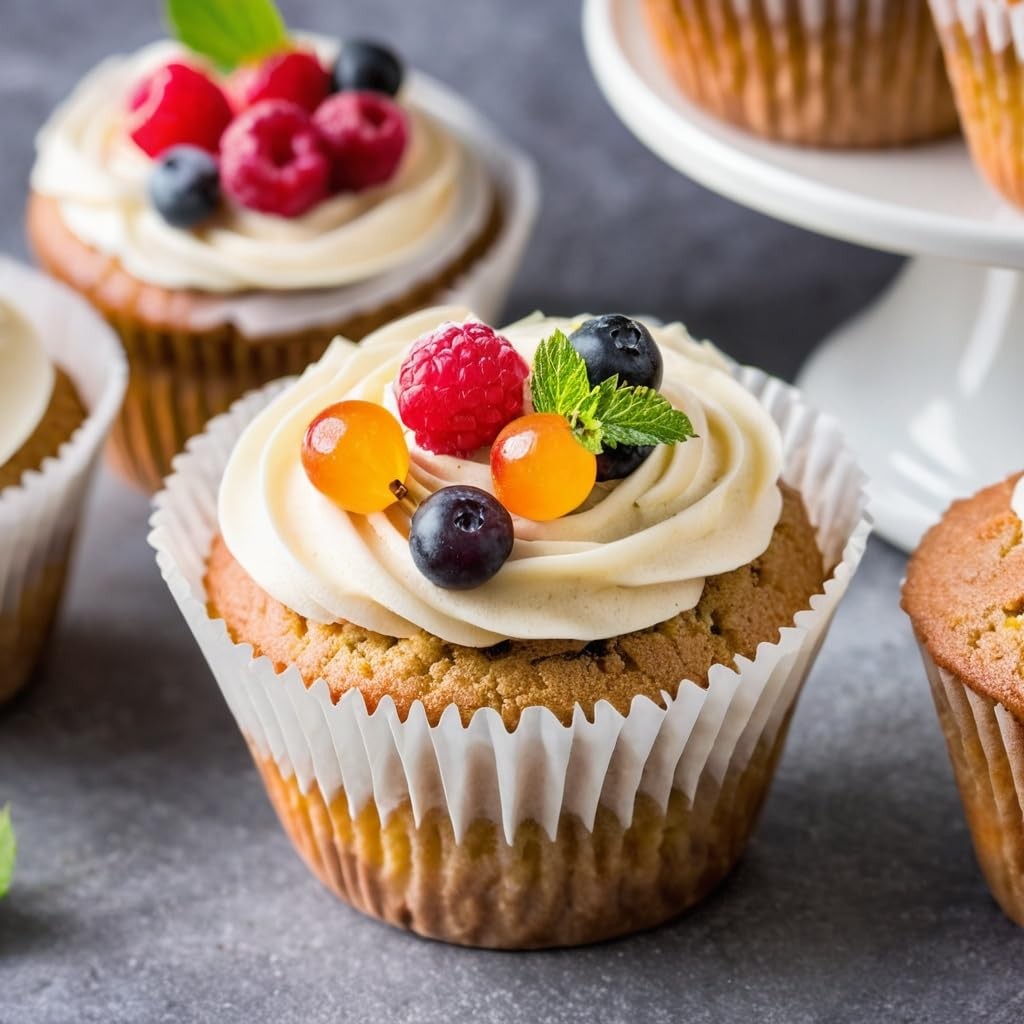 500pcs White Standard Cupcake Liners for Baking Cup, No Standard,
