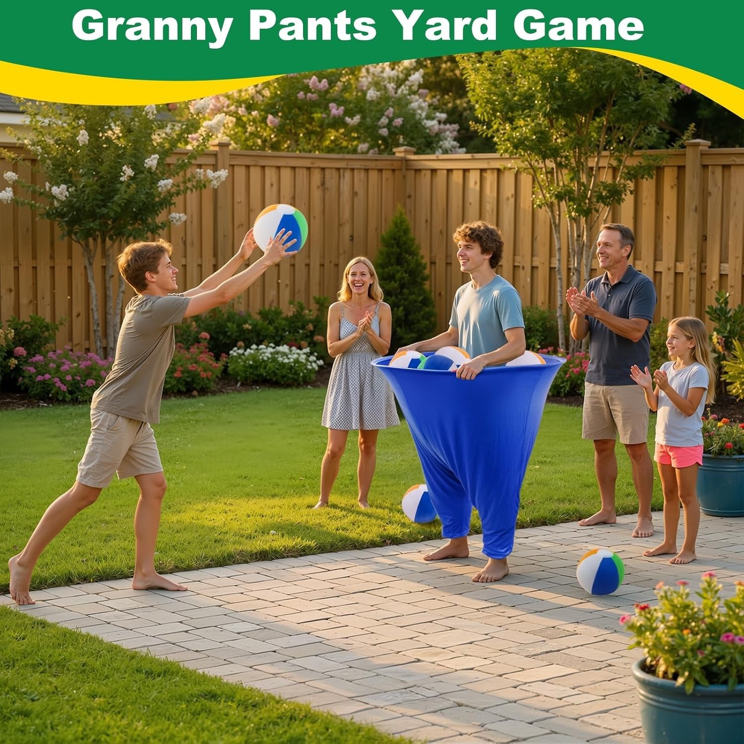 Granny Pants Yard Game Sets, Oversized Granny Pants Outdoor Game, 2PCS Granny…