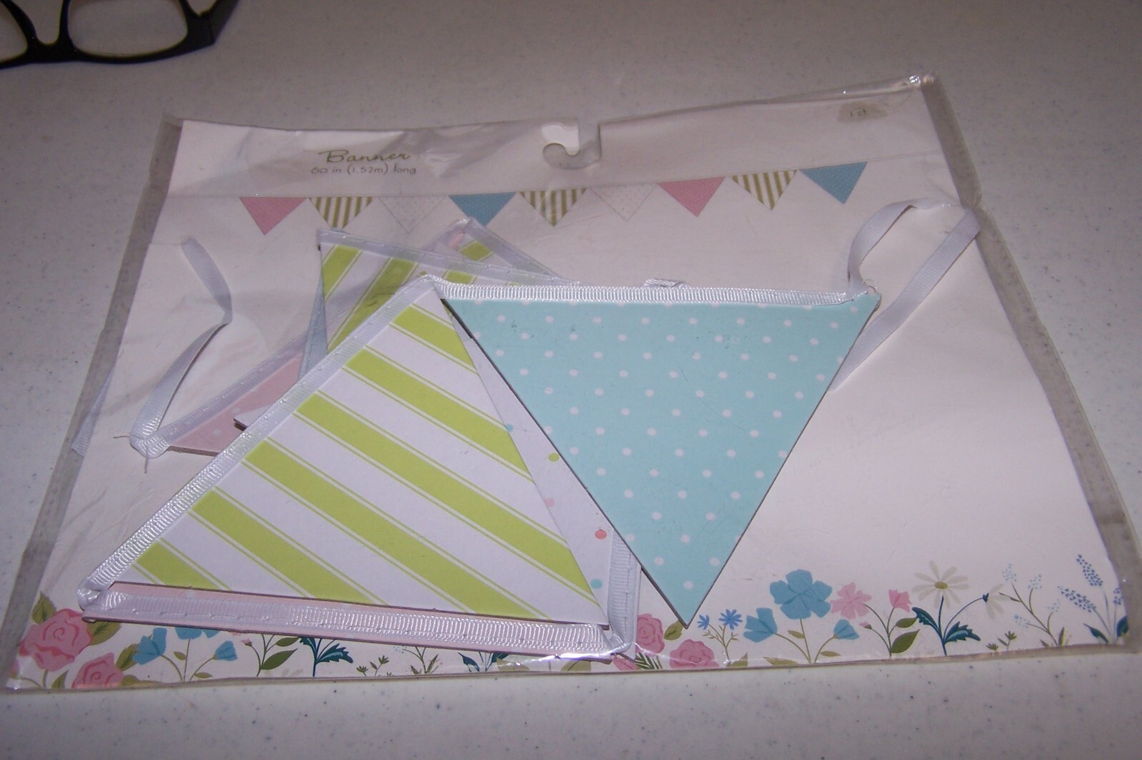 Decorative Party Banner 60″ Long All Occasion Decoration NEW in Pack One Count