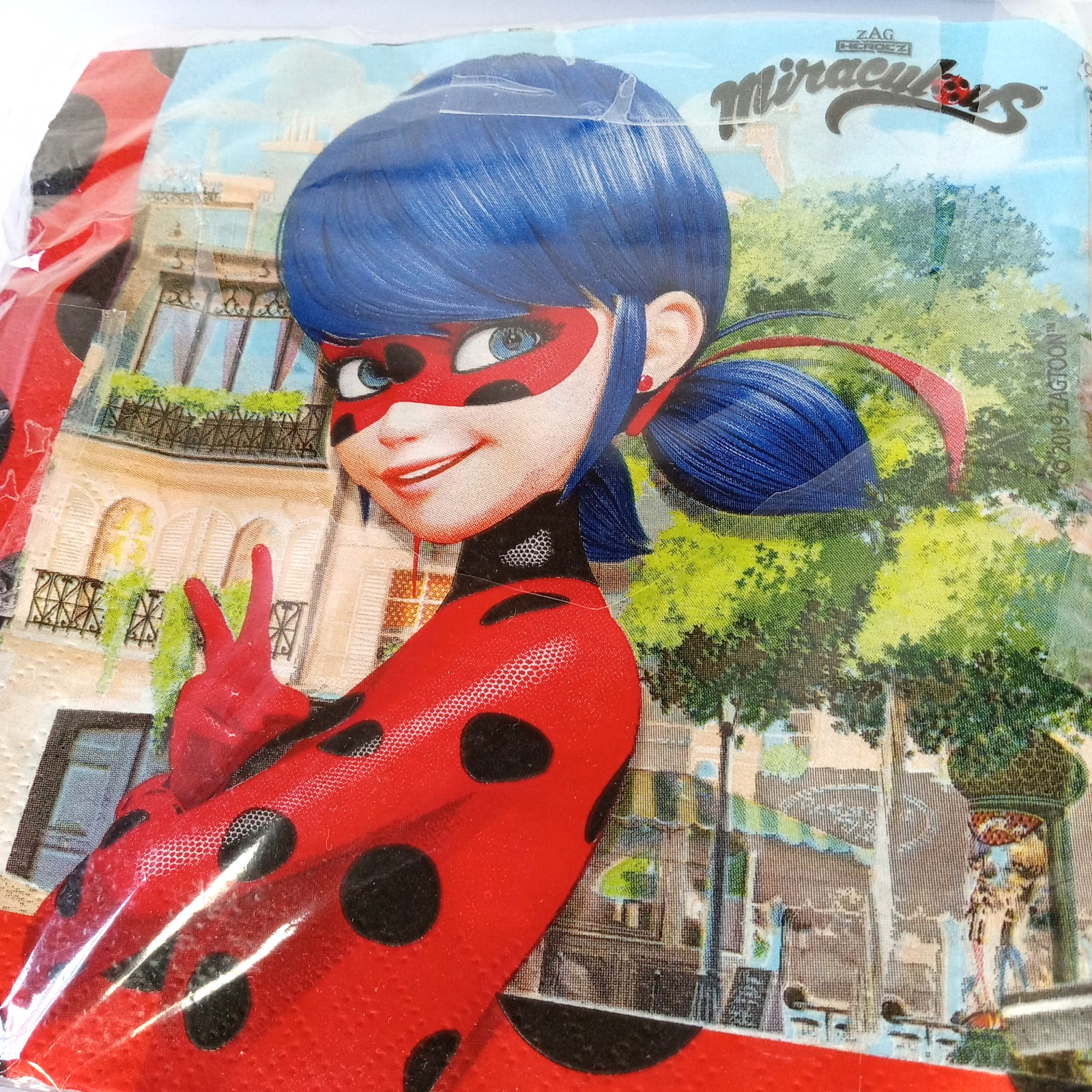 Miraculous Ladybug Paper Party Napkins Lot of 4 Packs – Birthday Party Supplies