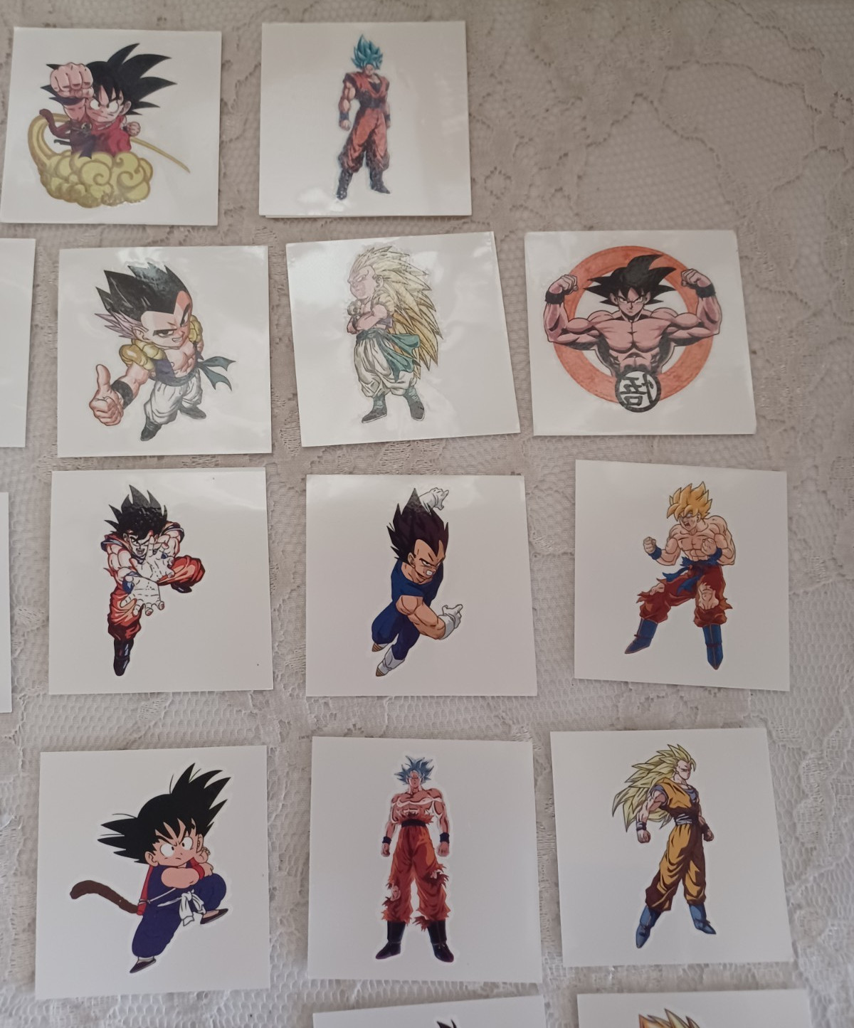 40 Ct. DRAGON BALL Temporary Tattoos Gaming Boys Birthday Party Bag Treats Gifts