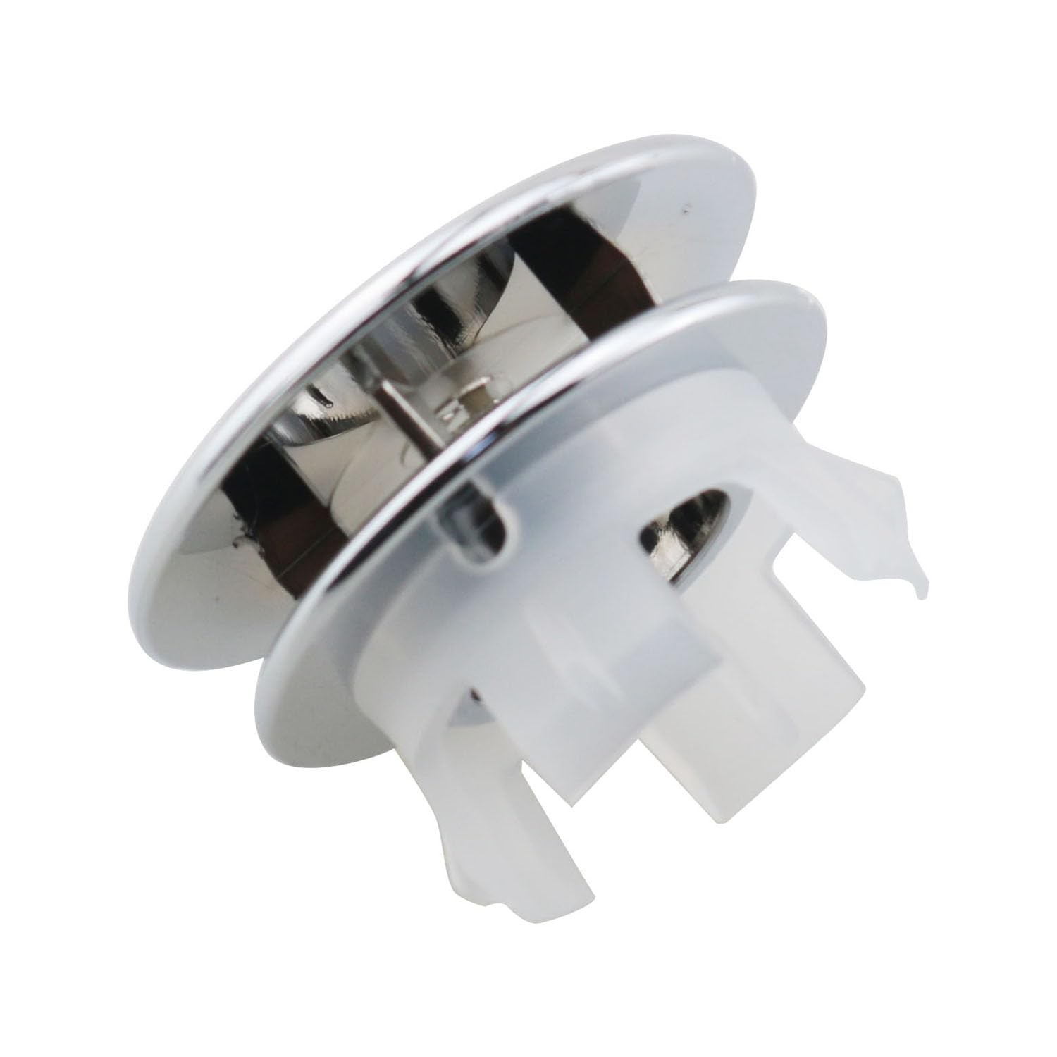 TAODAN 4PCS Bathroom Sink ABS Plastic Overflow Cover 1.29 Inch Diameter Washbasi