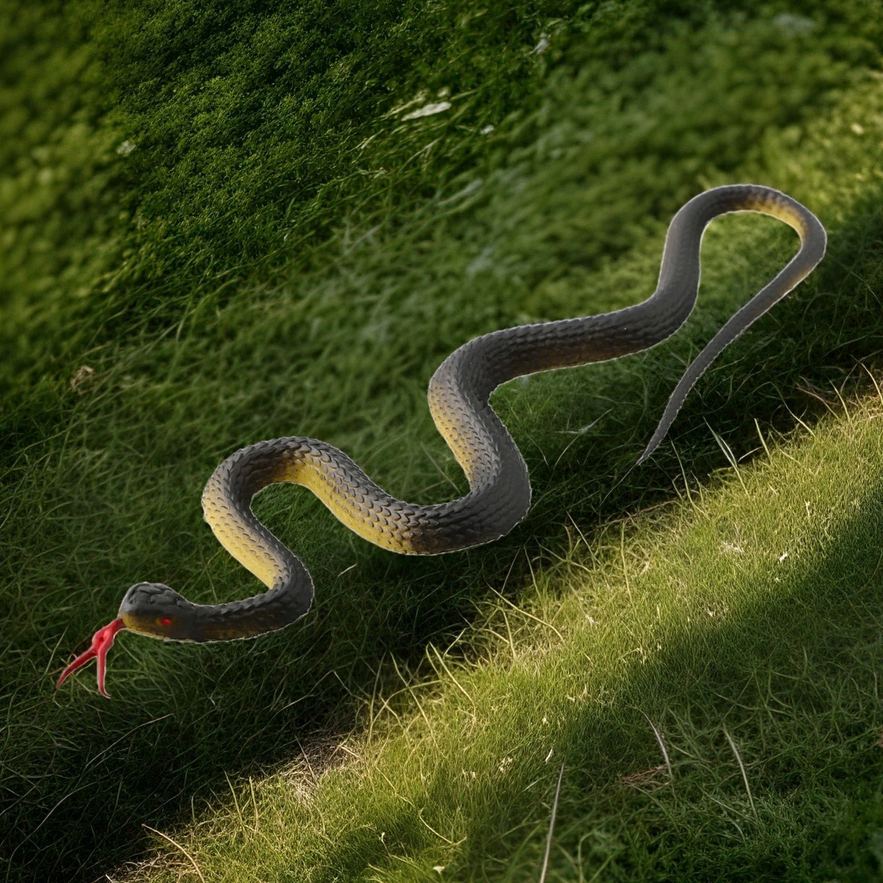 Realistic Rubber Fake Snake Halloween Prop Joke Prank 1 Foot Long New