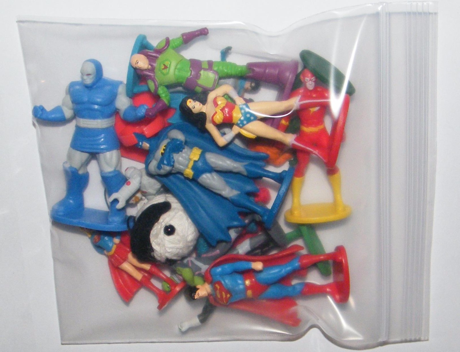 Justice League Party Favors Set of 14 with Figures, DC Doll, DC Ring Great Fun!