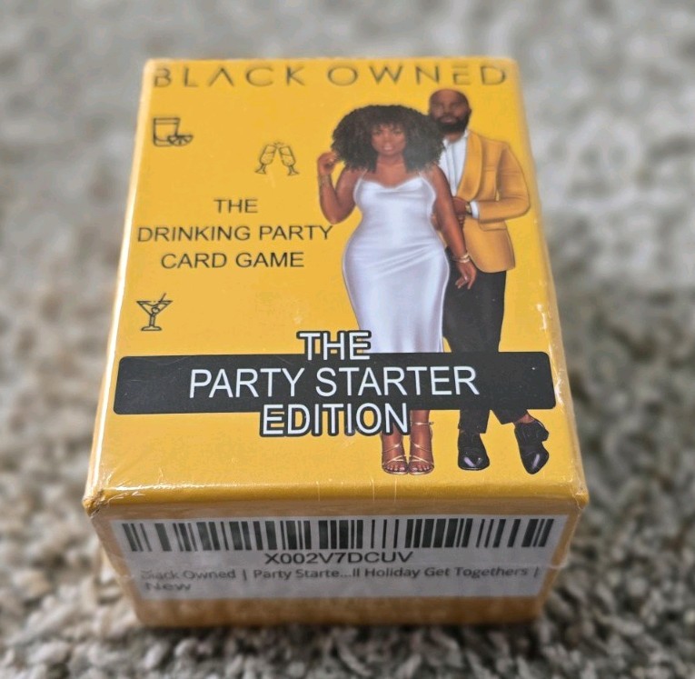 Black Owned Drinking Party Card Game Party Starter Edition Fun Adult Couples NEW