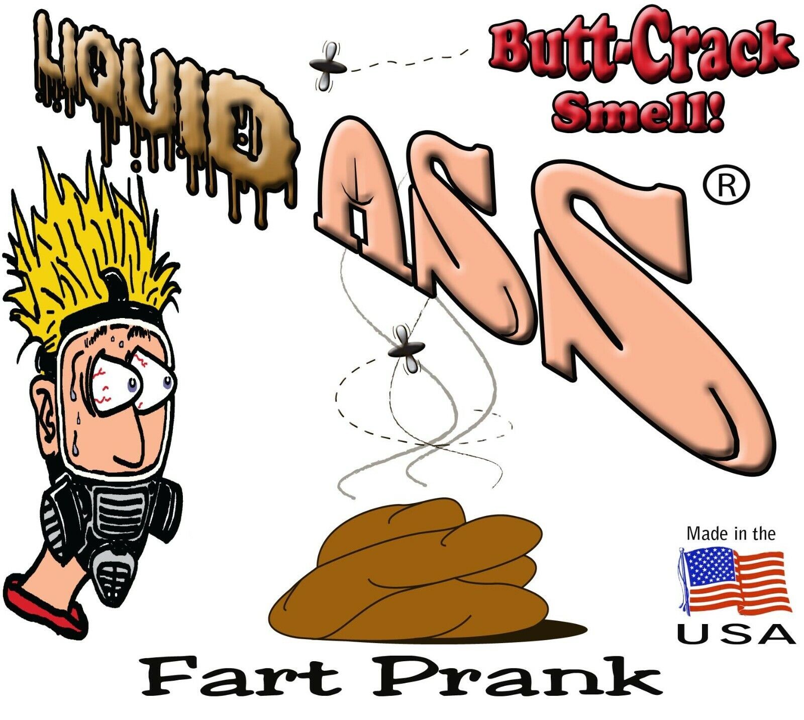 1 LIQUID ASS STREAMER TIP – FART BOMB STINK SPRAY SMELL GAG JOKE PRANK GIFT