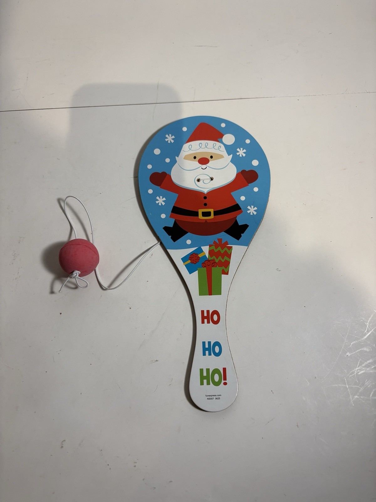 Christmas House Christmas Paddle Ball Game
