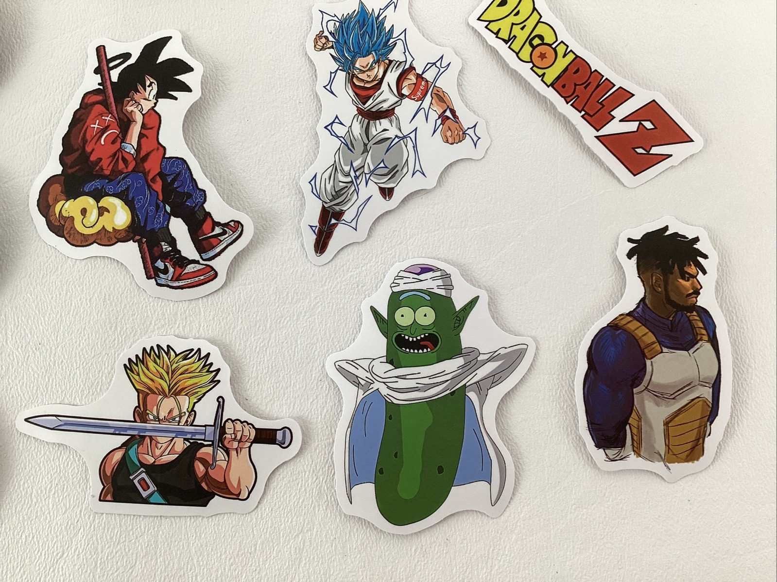 Dragon Ball Z Buttons Stickers Birthday Party Favors Lot Of 20+ New
