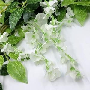 5pack Wisteria Garland Artificial Flowers Garland Fake Hanging Wisteria Vines