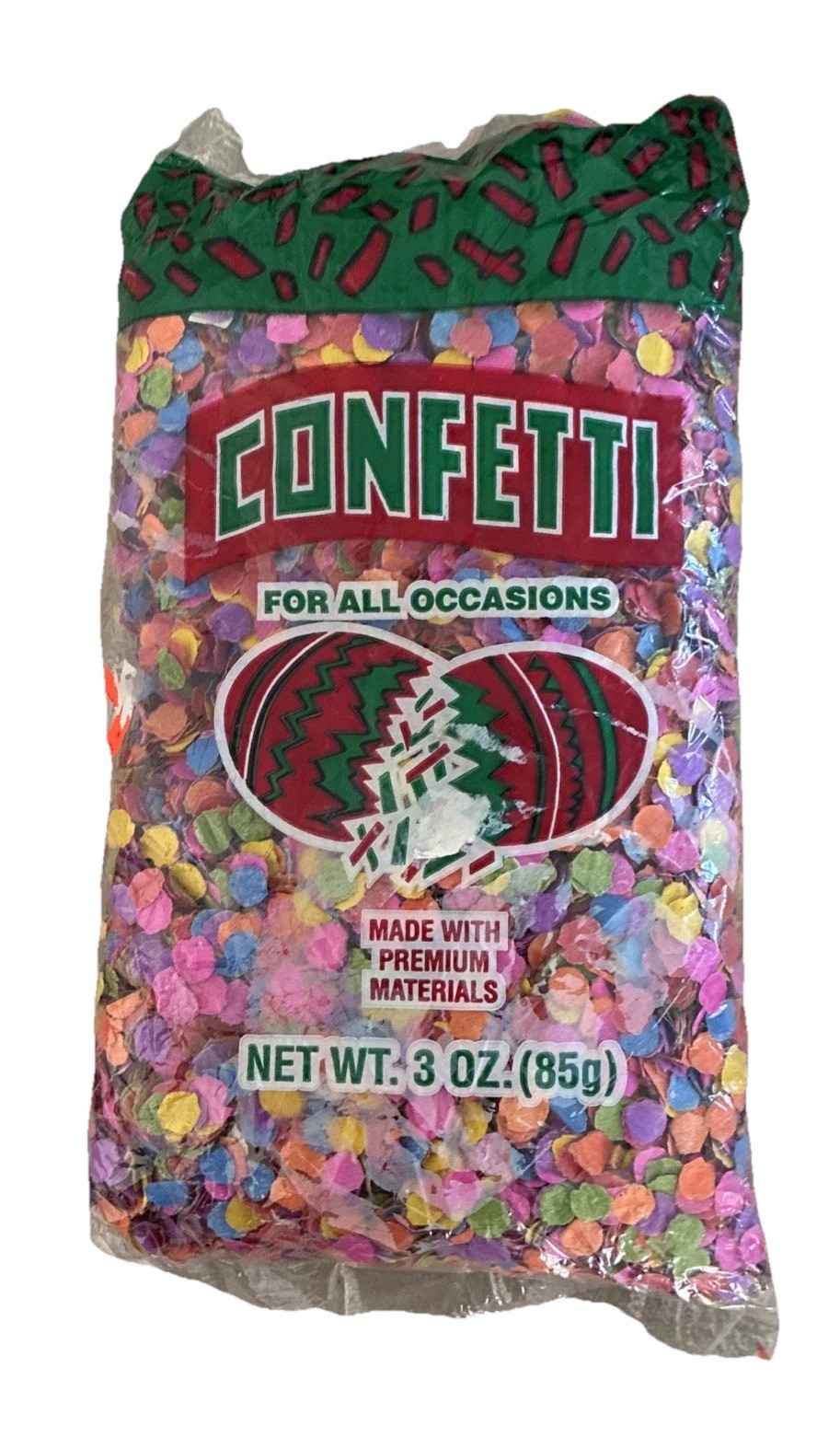 Confetti Multicolor Pastel 3 oz All-Occasion Cascarones Easter Baskets Vintage