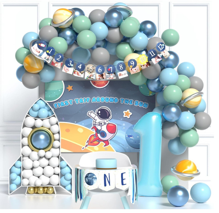 First Trip Around The Sun: 1st Birthday Decorations