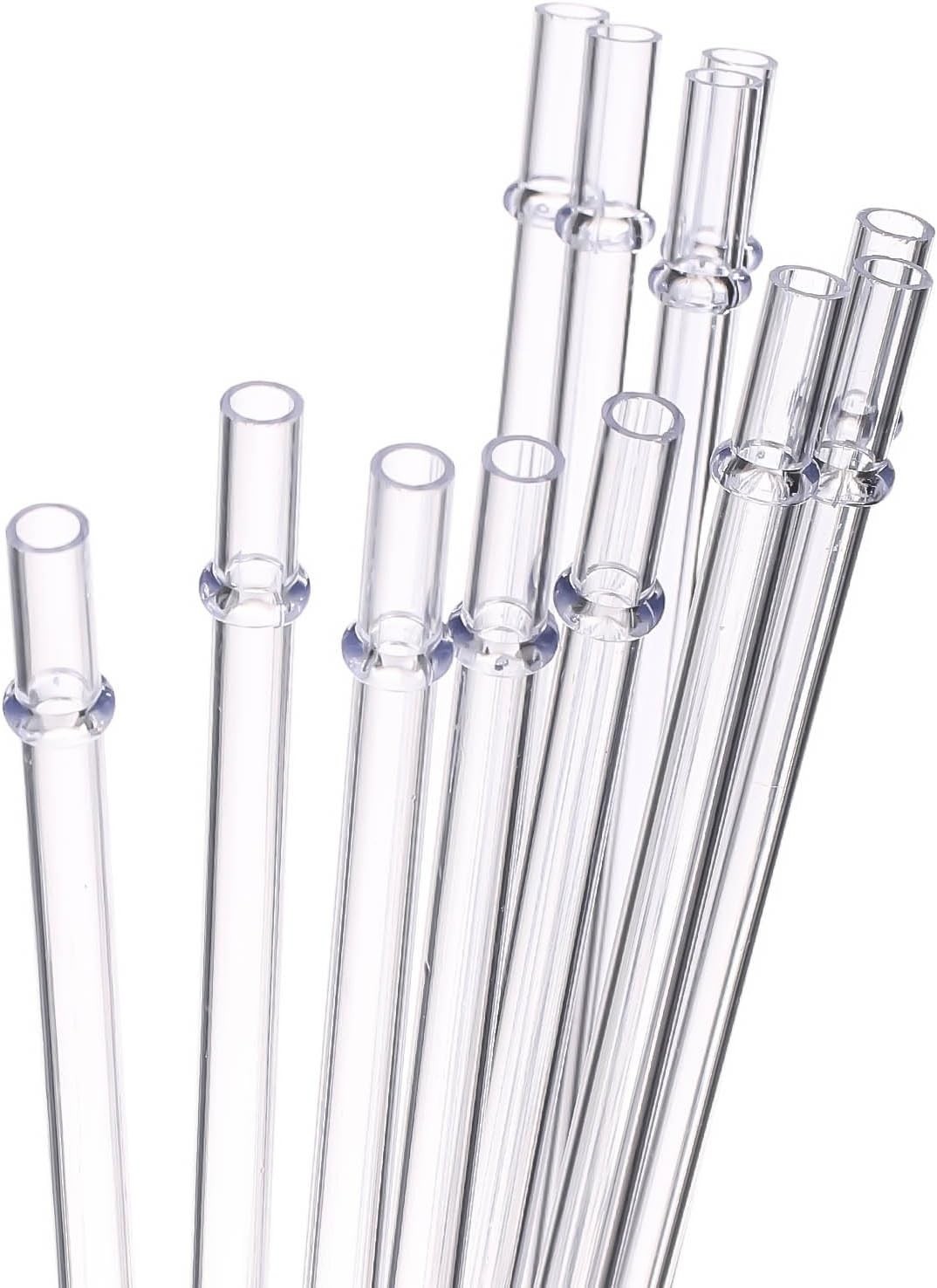Clear Reusable Durable BPA-Free for 24-40oz Jars, 12 Pcs + Brush