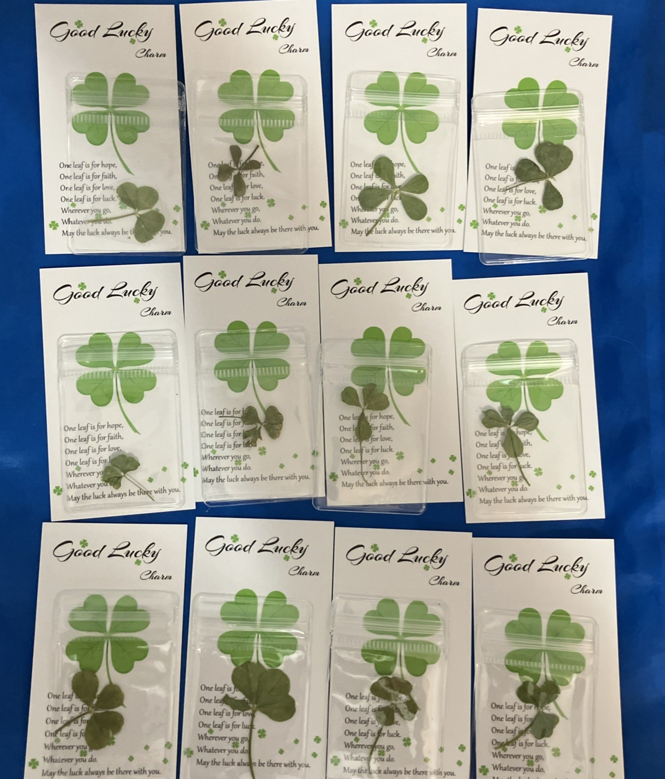 26Real Hand Picked 4 Leaf Clover 🍀 Favors All Occasion Gifts Good Luck Charm